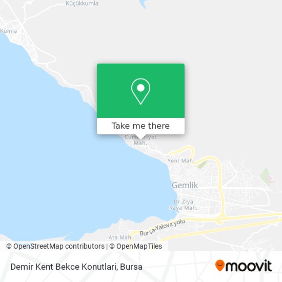 Demir Kent Bekce Konutlari map