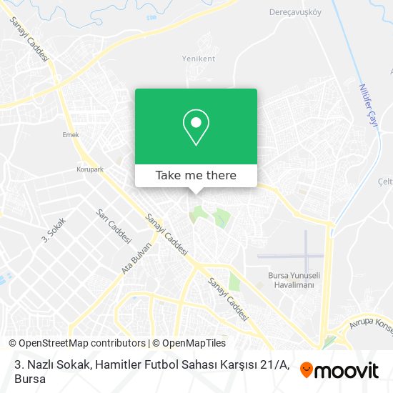 3. Nazlı Sokak, Hamitler Futbol Sahası Karşısı 21 / A map