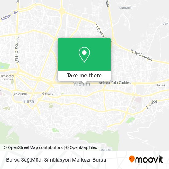 Bursa Sağ.Müd. Simülasyon Merkezi map