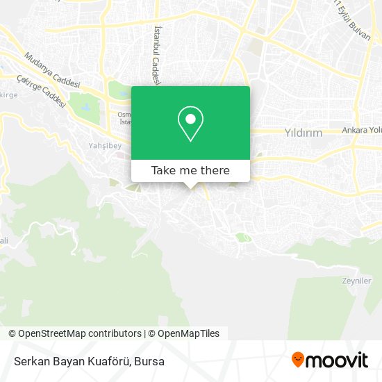 Serkan Bayan Kuaförü map