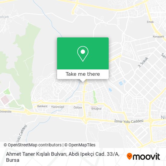 Ahmet Taner Kışlalı Bulvarı, Abdi Ipekçi Cad. 33 / A map