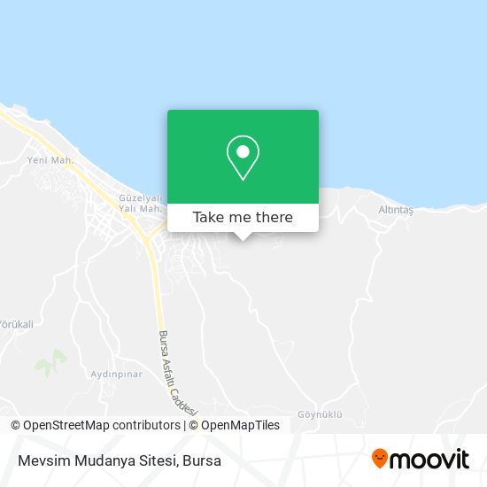 Mevsim Mudanya Sitesi map