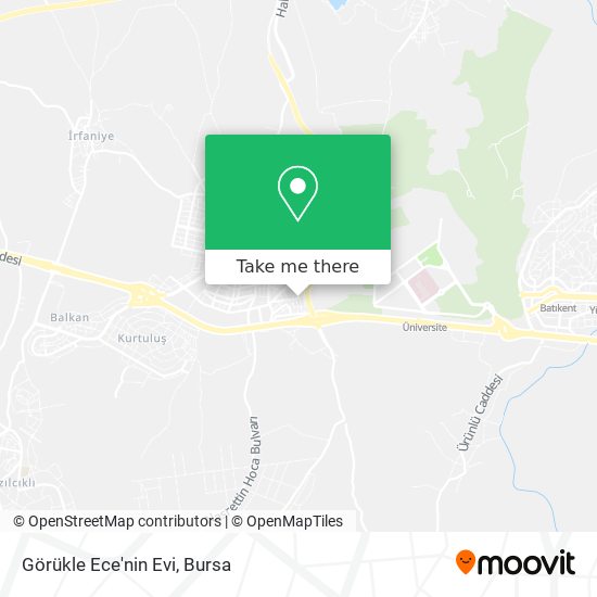 Görükle Ece'nin Evi map