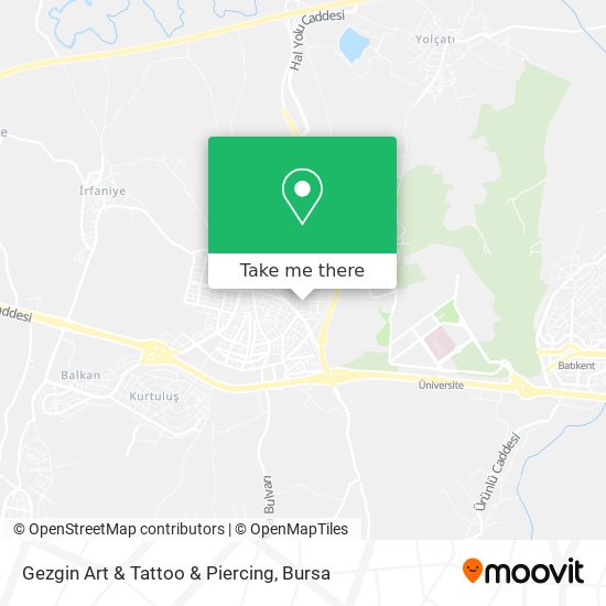 Gezgin Art & Tattoo & Piercing map