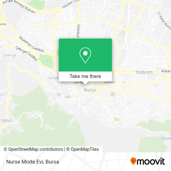 Nurse Moda Evi map