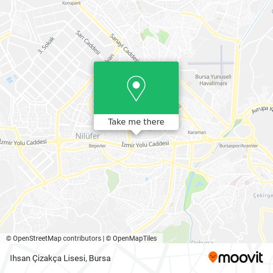 Ihsan Çizakça Lisesi map