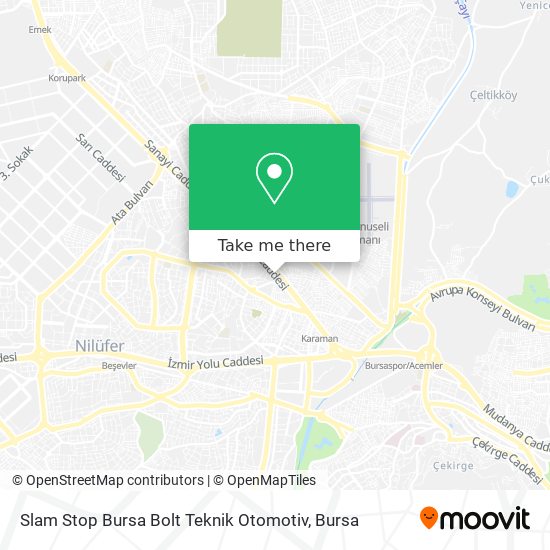Slam Stop Bursa Bolt Teknik Otomotiv map