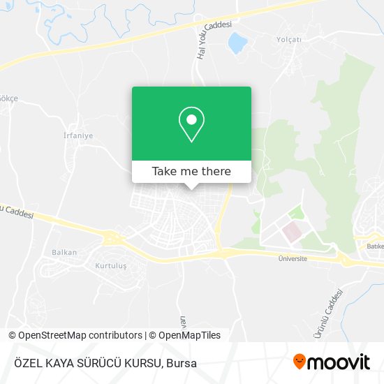 ÖZEL KAYA SÜRÜCÜ KURSU map