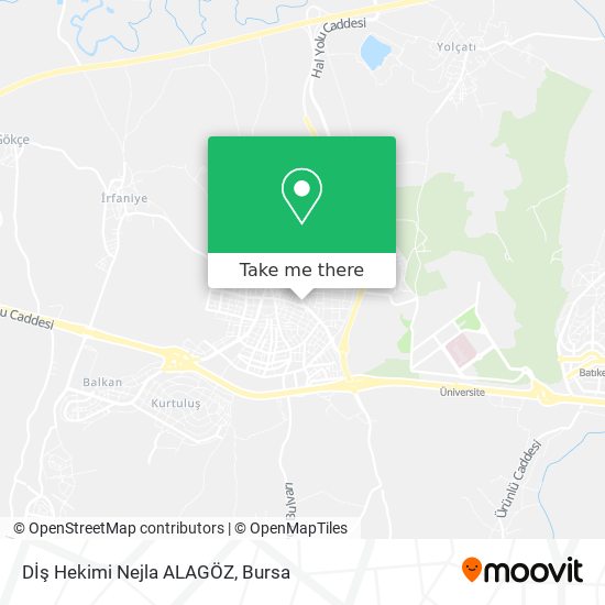 Dİş Hekimi Nejla ALAGÖZ map