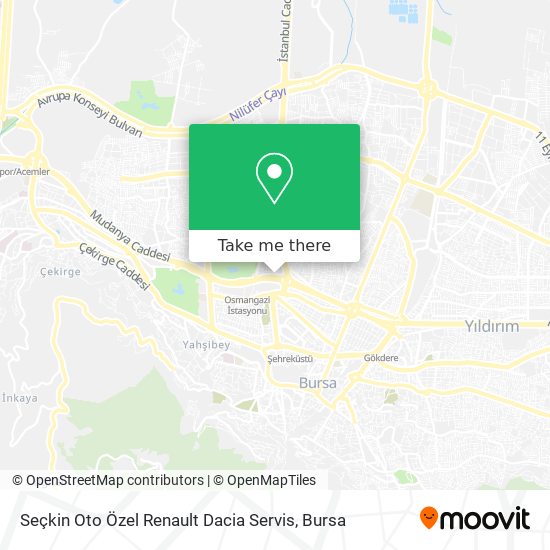 Seçkin Oto Özel Renault Dacia Servis map