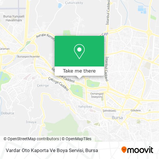 Vardar Oto Kaporta Ve Boya Servisi map