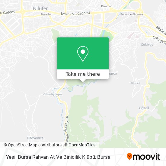 Yeşil Bursa Rahvan At Ve Binicilik Klübü map