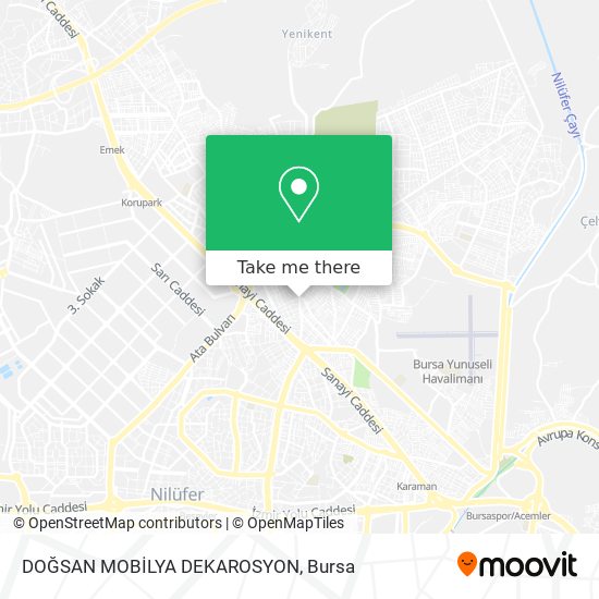 DOĞSAN MOBİLYA DEKAROSYON map