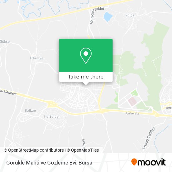 Gorukle Manti ve Gozleme Evi map