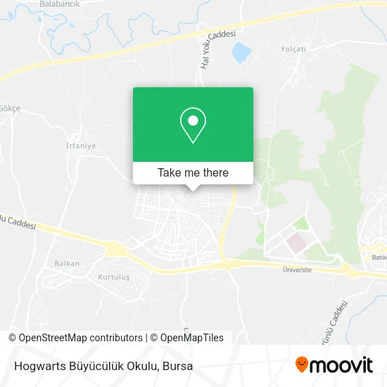 Hogwarts Büyücülük Okulu map