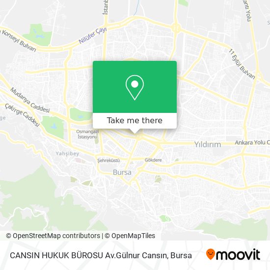 CANSIN HUKUK BÜROSU Av.Gülnur Cansın map