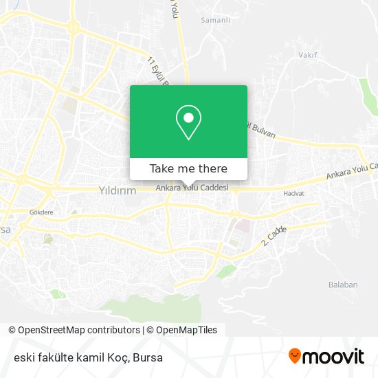 eski fakülte kamil Koç map