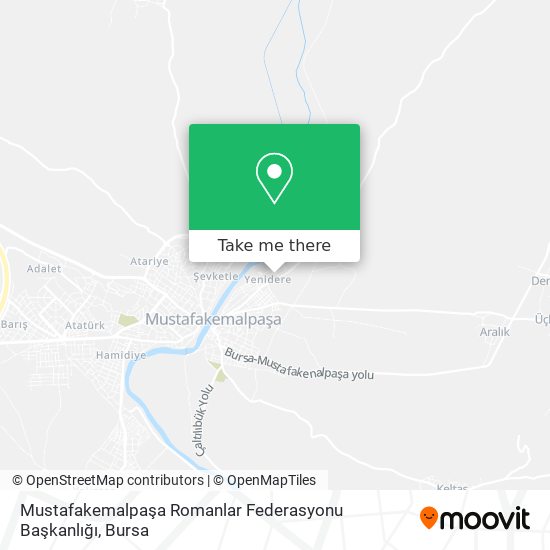 Mustafakemalpaşa Romanlar Federasyonu Başkanlığı map