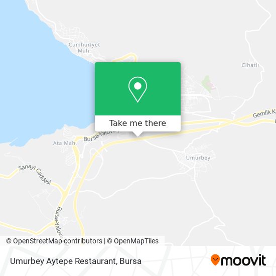 Umurbey Aytepe Restaurant map