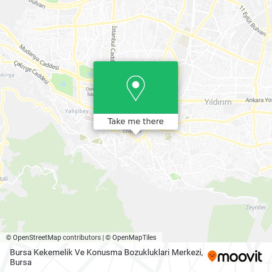 Bursa Kekemelik Ve Konusma Bozukluklari Merkezi map