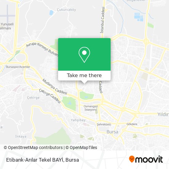 Etibank-Arılar Tekel BAYİ map