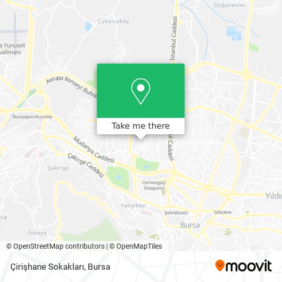 Çirişhane Sokakları map