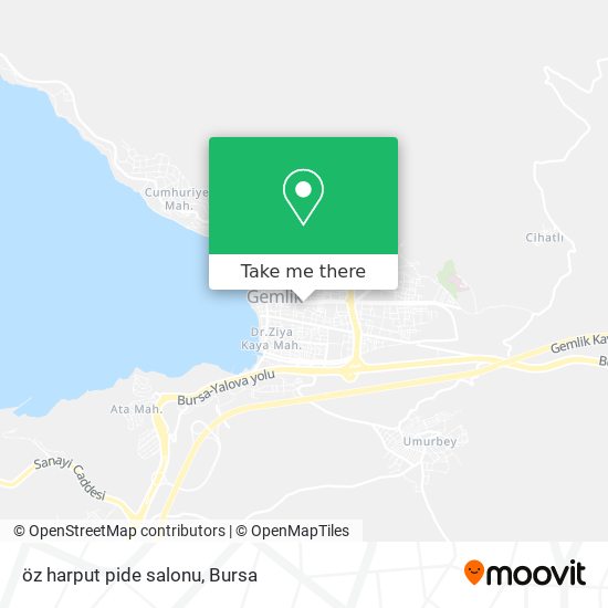 öz harput pide salonu map