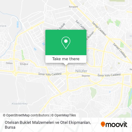 Otelsan Buklet Malzemeleri ve Otel Ekipmanları map