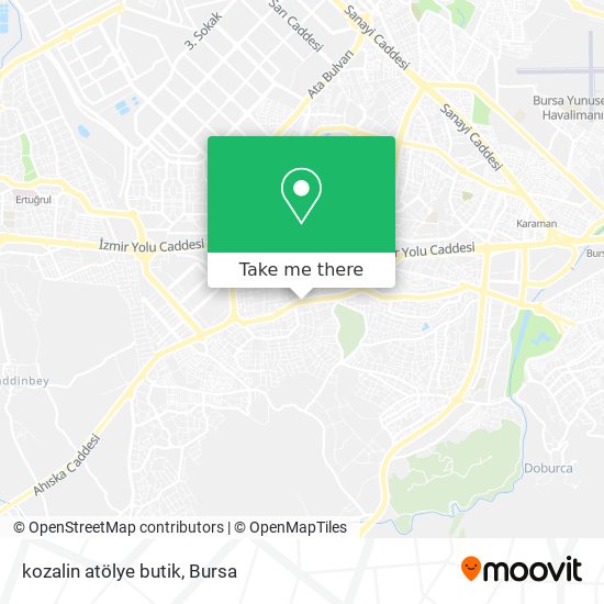 kozalin atölye butik map