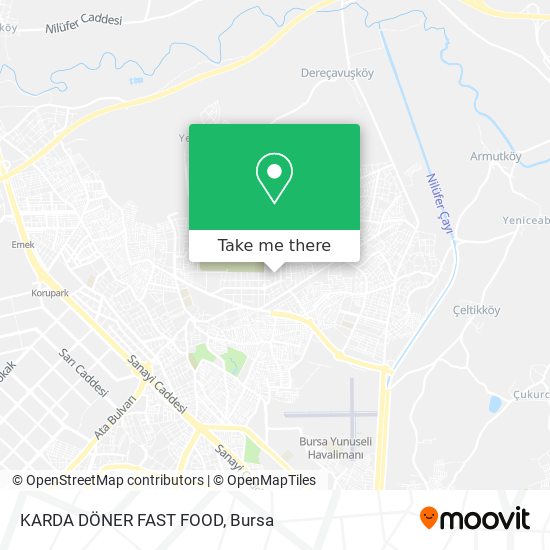 KARDA DÖNER FAST FOOD map