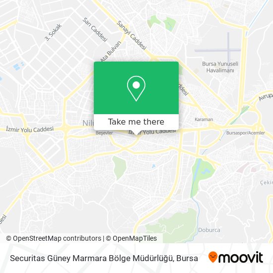 Securitas Güney Marmara Bölge Müdürlüğü map