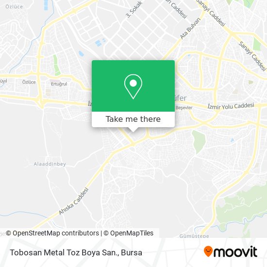 Tobosan Metal Toz Boya San. map