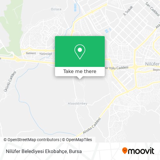 Nilüfer Belediyesi Ekobahçe map
