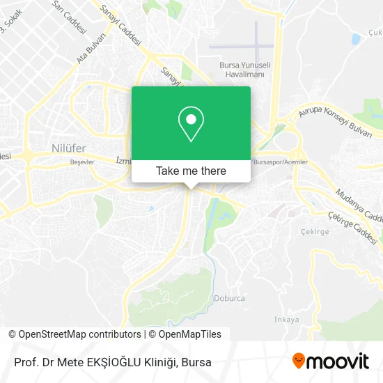 Prof. Dr Mete EKŞİOĞLU Kliniği map