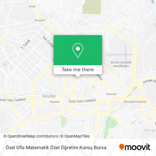Özel Ofis Matematik Özel Öğretim Kursu map