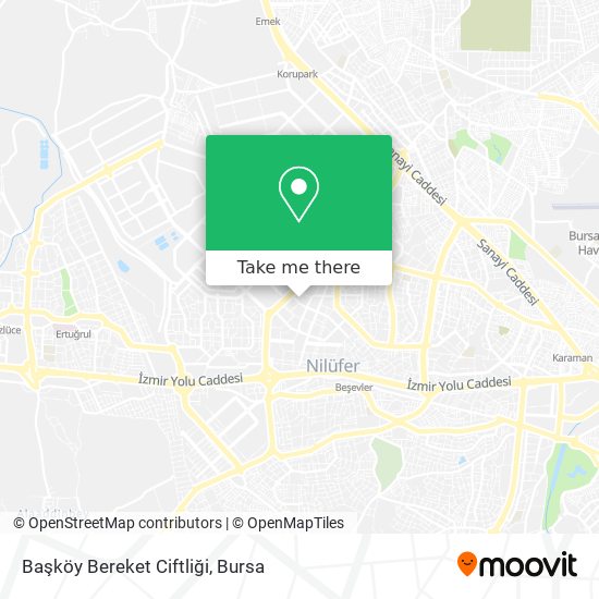 Başköy Bereket Ciftliği map