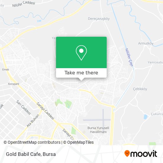 Gold Babil Cafe map