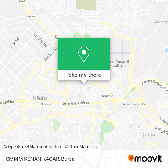 SMMM KENAN KAÇAR map