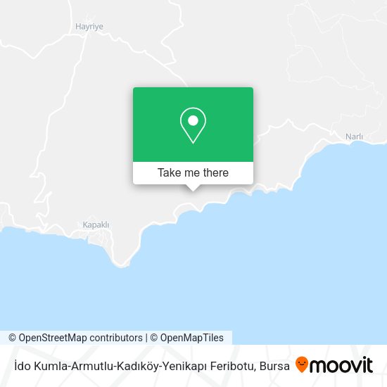İdo Kumla-Armutlu-Kadıköy-Yenikapı Feribotu map