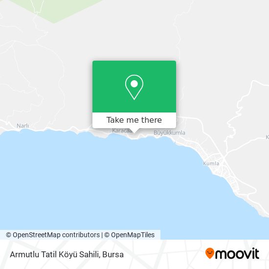 Armutlu Tatil Köyü Sahili map