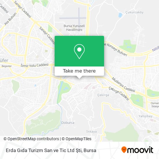 Erda Gıda Turizm San ve Tic Ltd Şti map