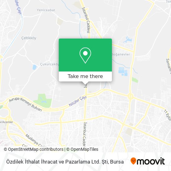Özdilek İthalat İhracat ve Pazarlama Ltd. Şti map