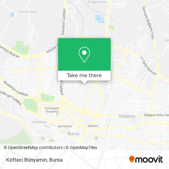 Köfteci Bünyamin map