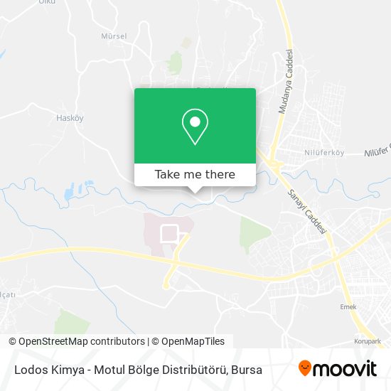 Lodos Kimya - Motul Bölge Distribütörü map