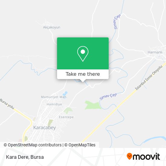 Kara Dere map