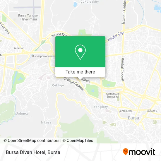 Bursa Divan Hotel map