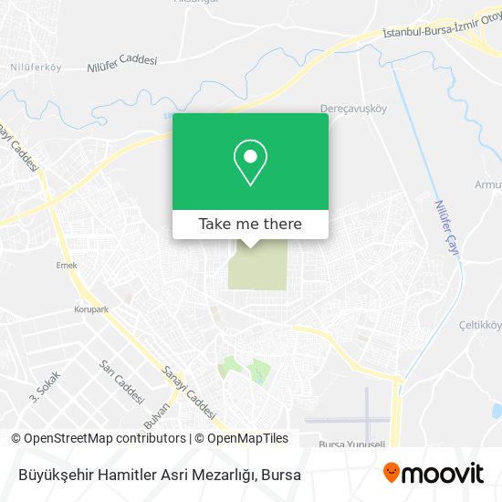 Büyükşehir Hamitler Asri Mezarlığı map