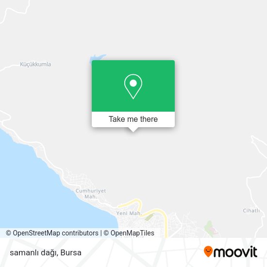samanlı dağı map