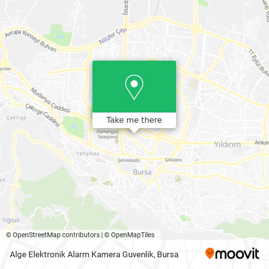 Alge Elektronik Alarm Kamera Guvenlik map