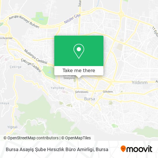 Bursa Asayiş Şube Hırsızlık Büro Amirligi map